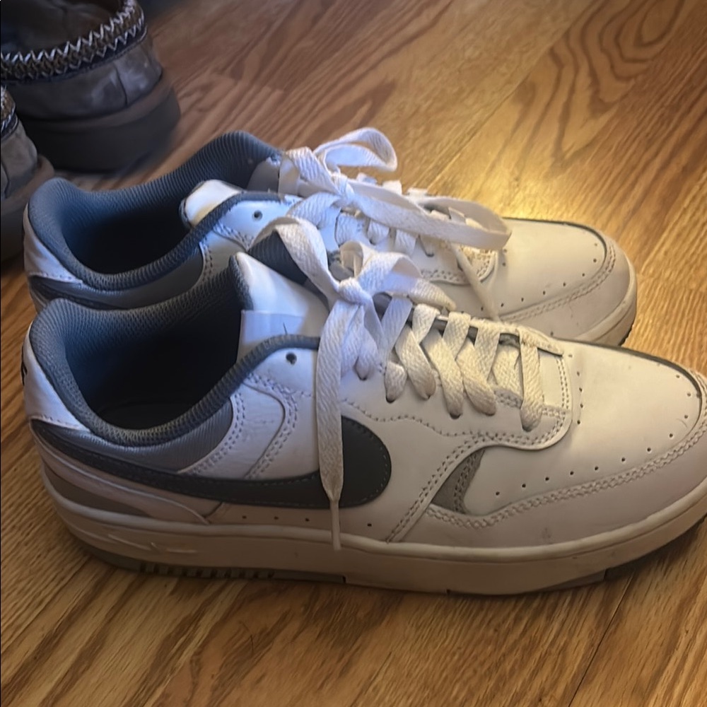Nike Womans White and Gray Sneakers still with box
